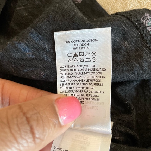 Lucky Brand Scoop Neck Lightweight Top - Size S - Picture 9 of 10